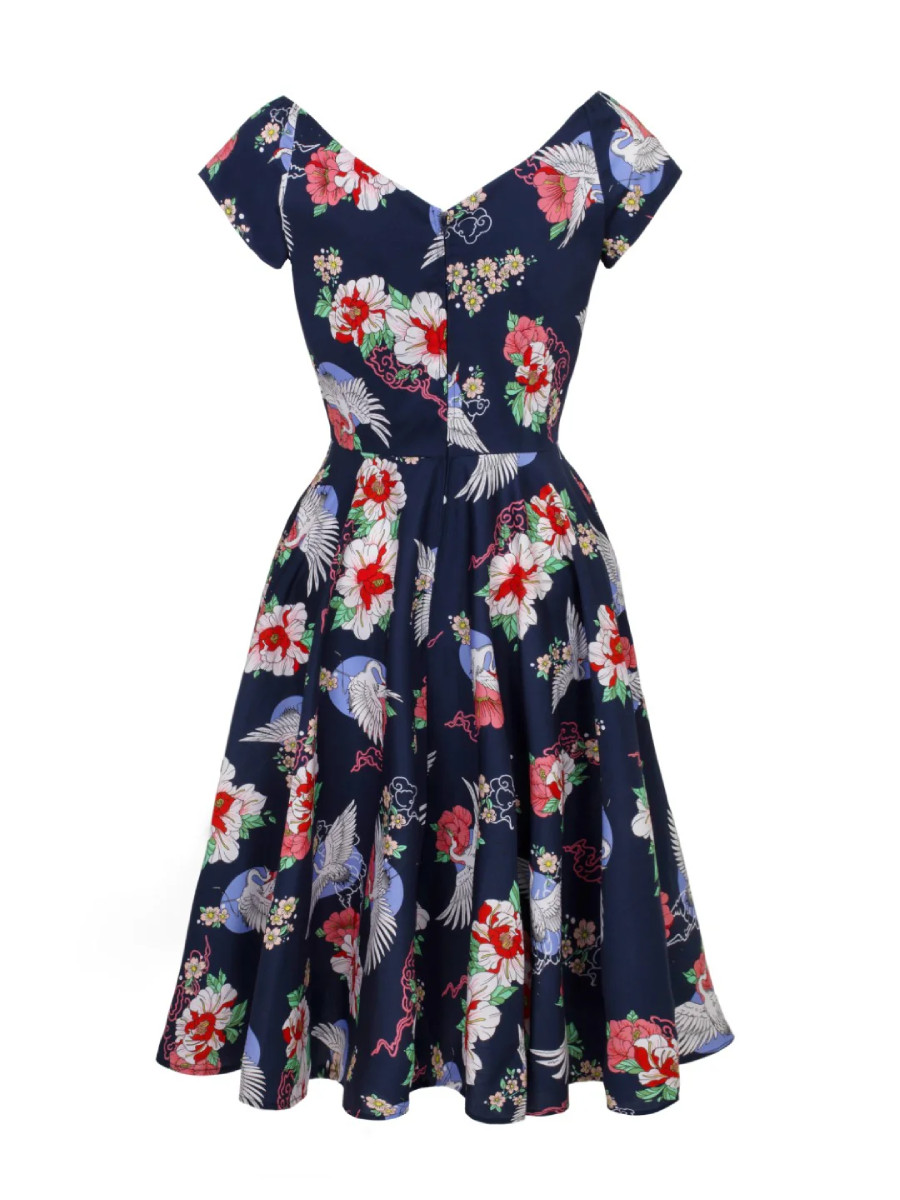 Hell Bunny Kleid Misa Midi Dress