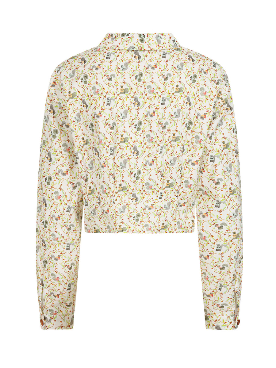 Banned Bluse Cherry Squirrel Blouse