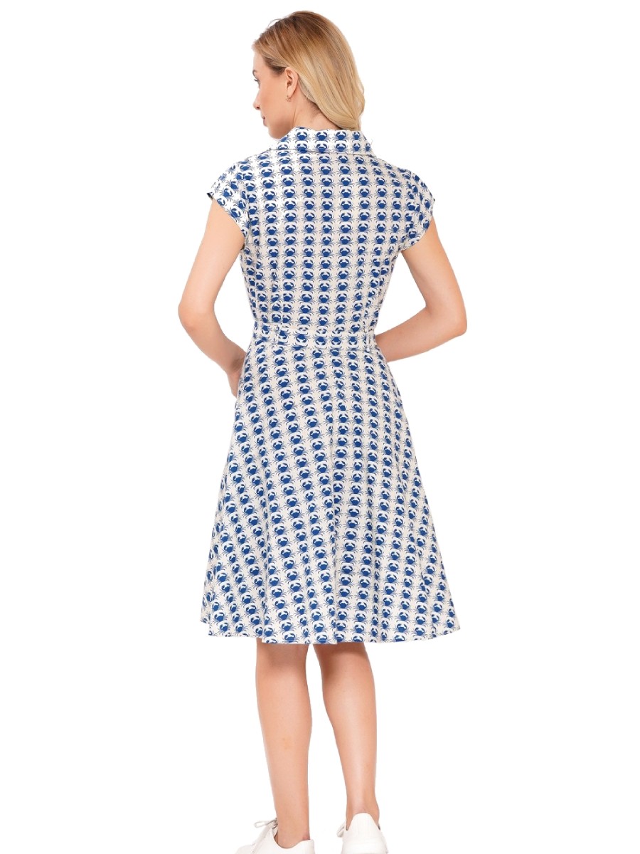 Circus Kleid Ava Dress Blue Crab