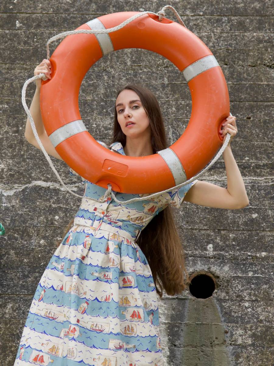 Palava Kleid Louise Blue Ships Ahoy