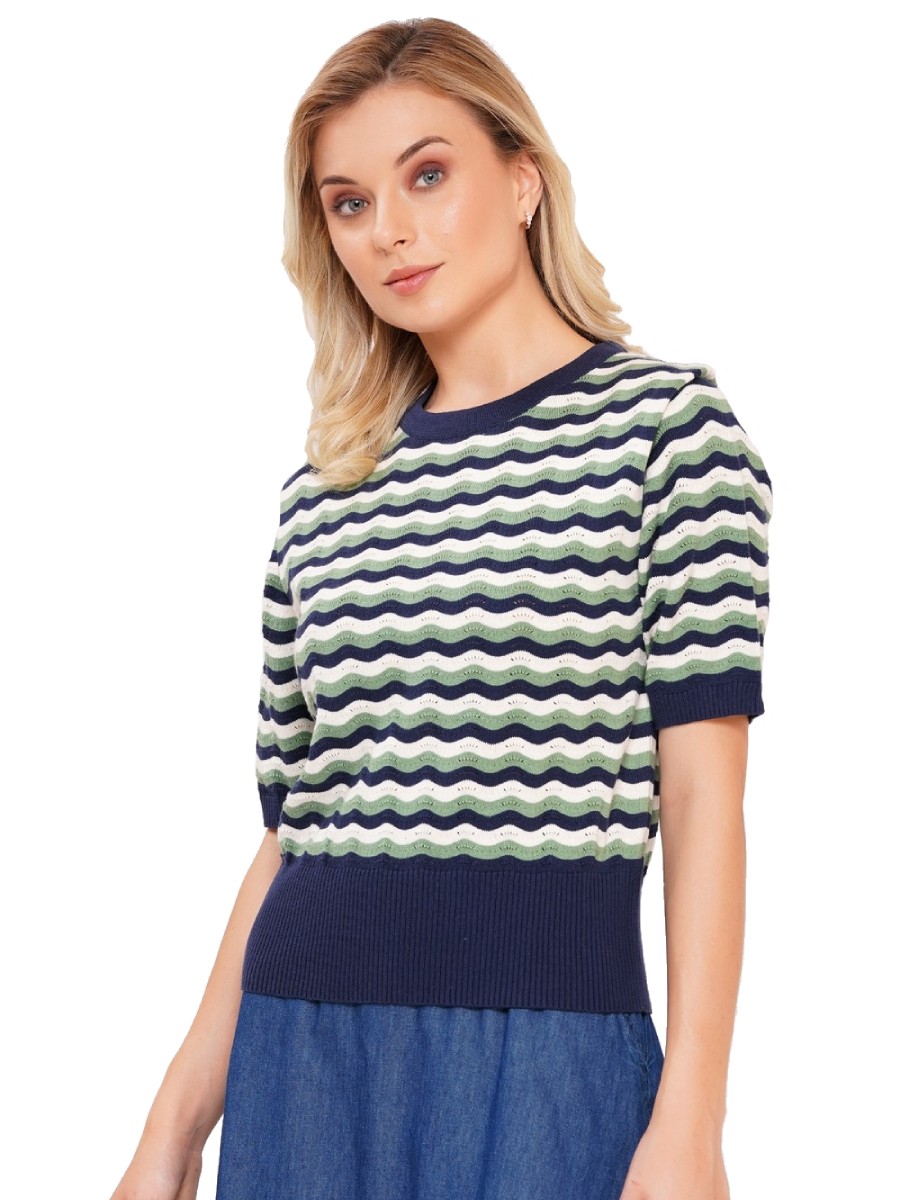 Circus Pullover Ripple Mood Indigo