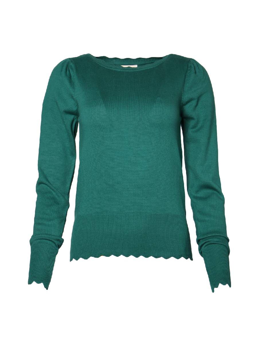 Circus Pullover dunkelgrün