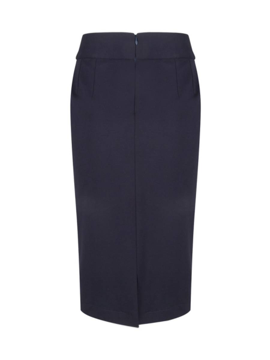 Very Cherry Pencilskirt dunkelblau
