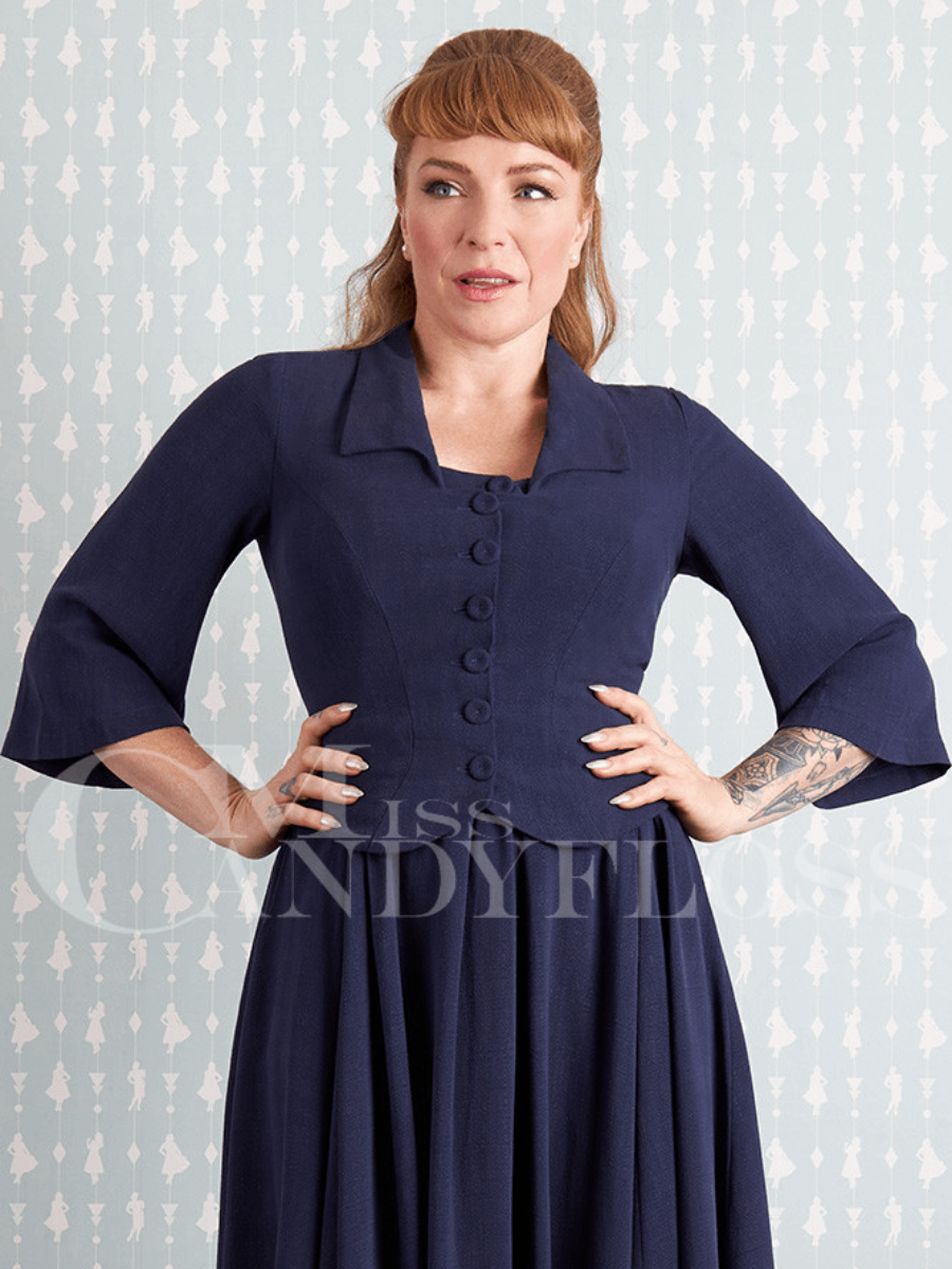 Miss Candyfloss Kleid Raula-Indigo