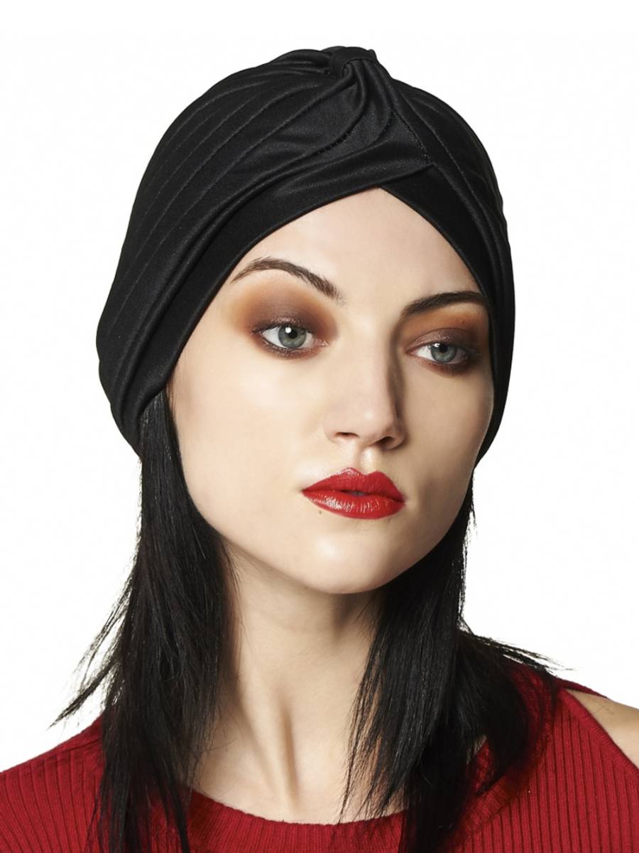 Banned Warlock Turban schwarz