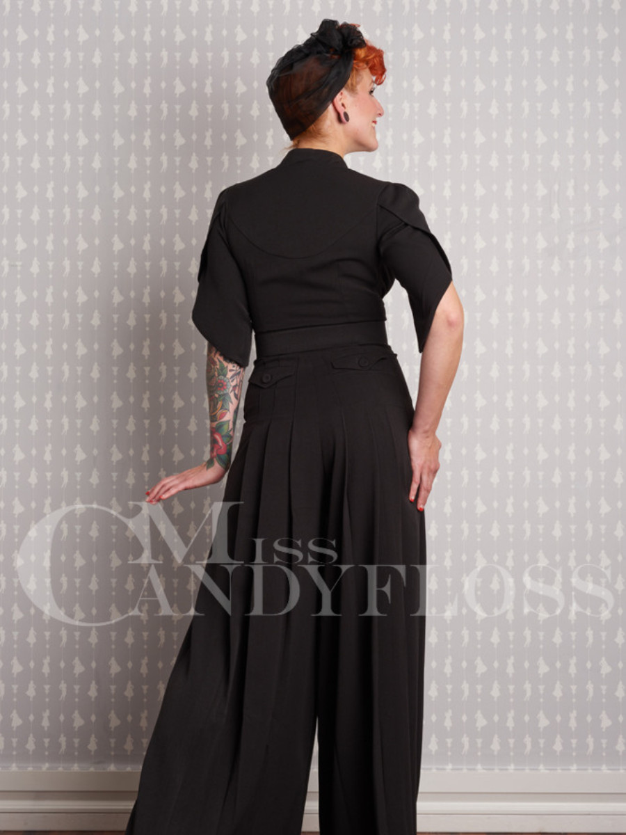 Miss Candyfloss Jumpsuit Gigi-Lou schwarz