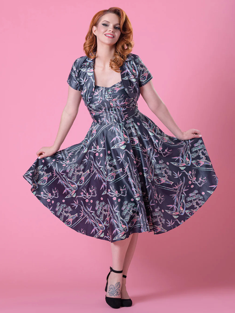 Rockin Bettie Soju Kleid und Bolero Set