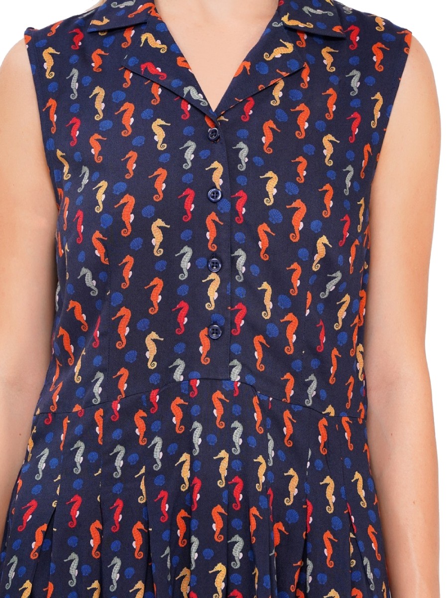 Circus Kleid Seahorse Dress Mood Indigo