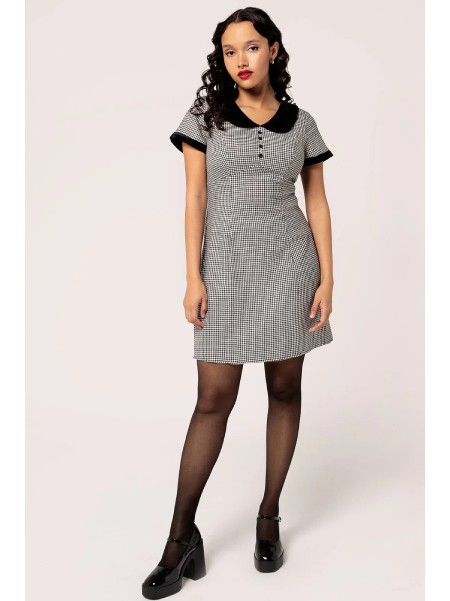 Hell Bunny 60s Kleid Teddy Mini Dress Pepita