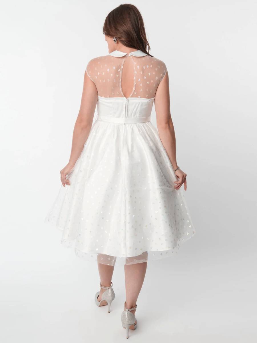 Unique Vintage Brautkleid Iridescent Heart