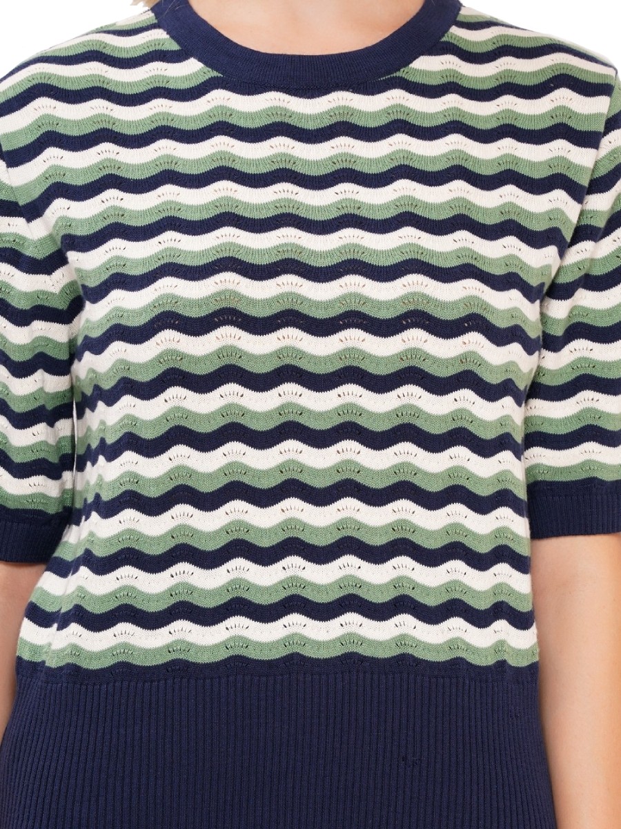 Circus Pullover Ripple Mood Indigo