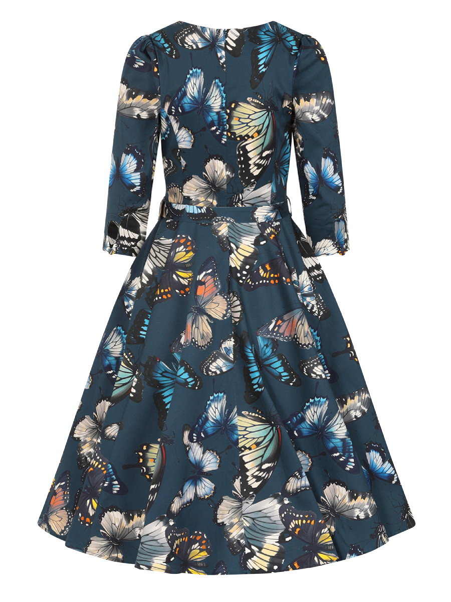 Hearts and Roses Kleid Bambi Butterfly Swing Dress