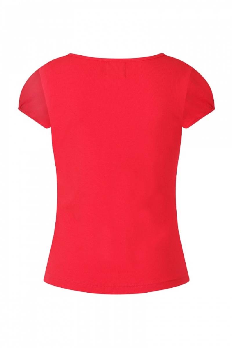 Hell Bunny Oberteil Mia Top rot