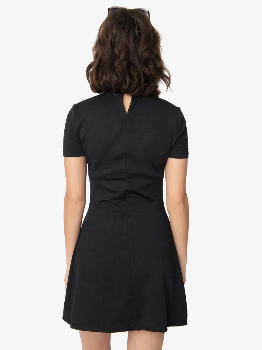 Smak Parlour Kleid Wave Maker Mini Dress schwarz