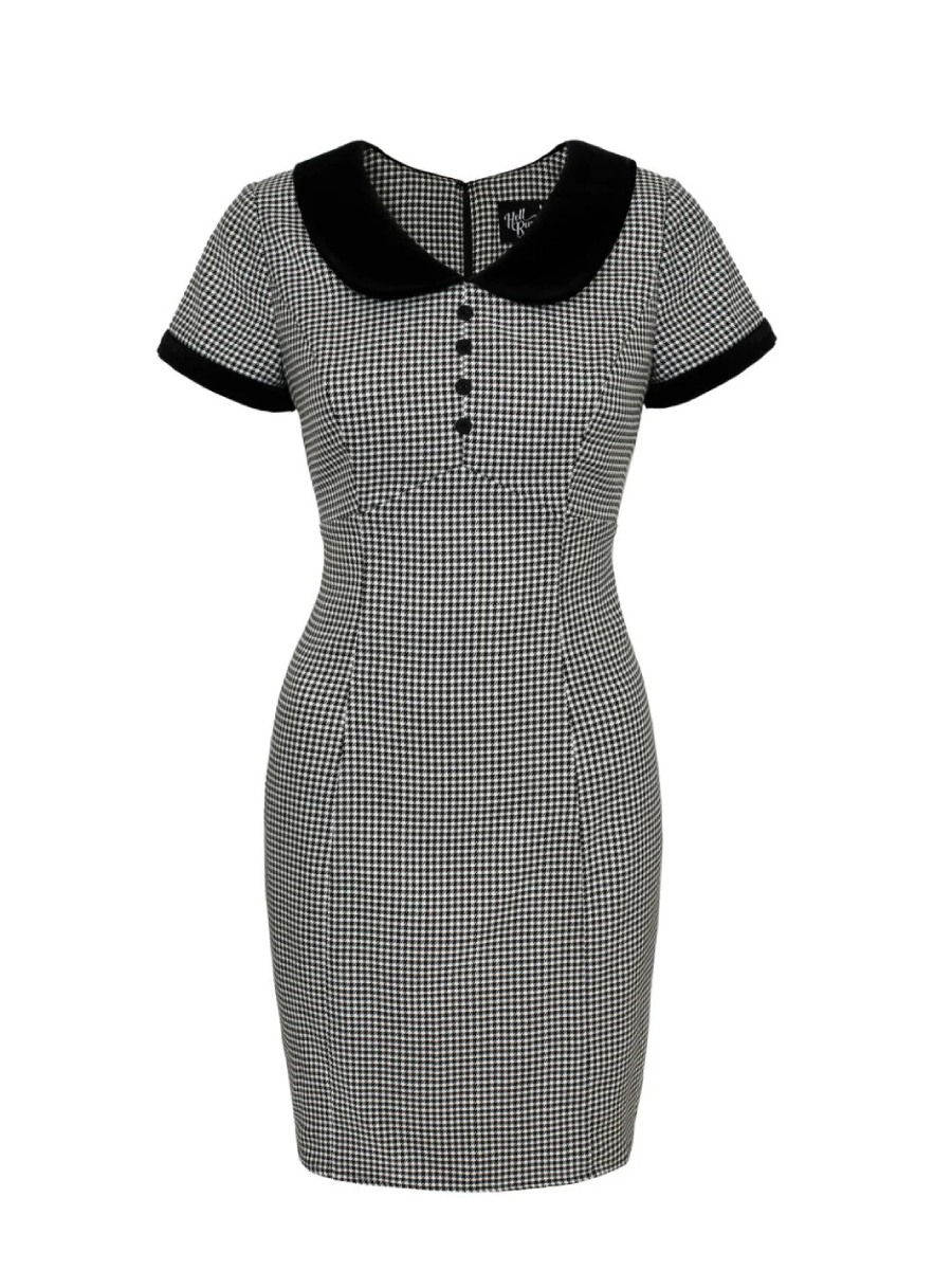 Hell Bunny 60s Kleid Teddy Mini Dress Pepita