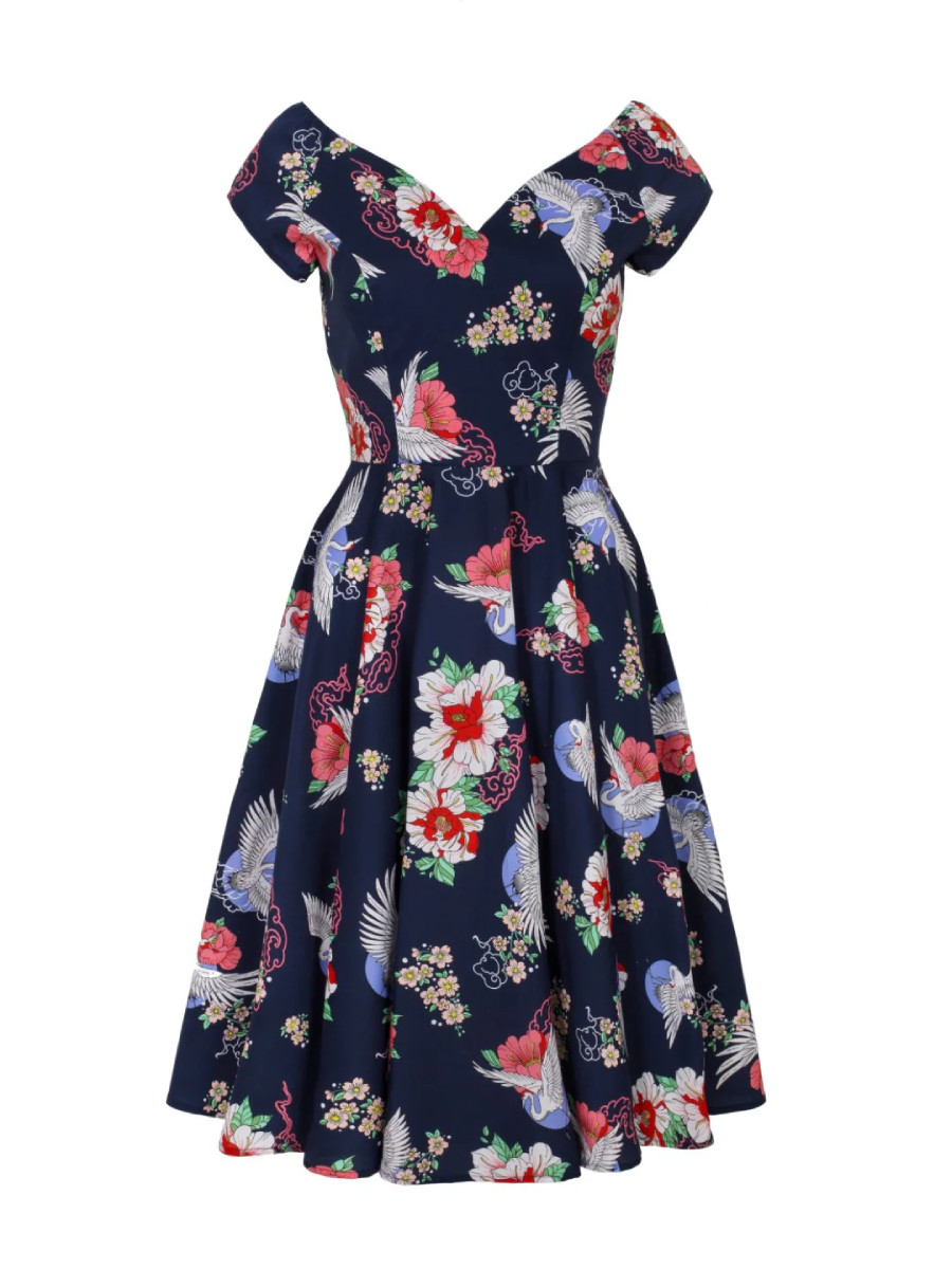 Hell Bunny Kleid Misa Midi Dress