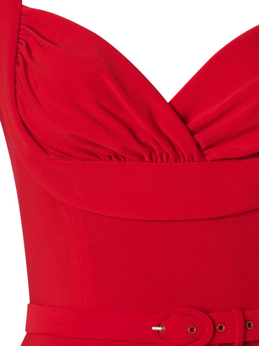 Glamour Bunny Kleid Gina Lee Swing Dress rot