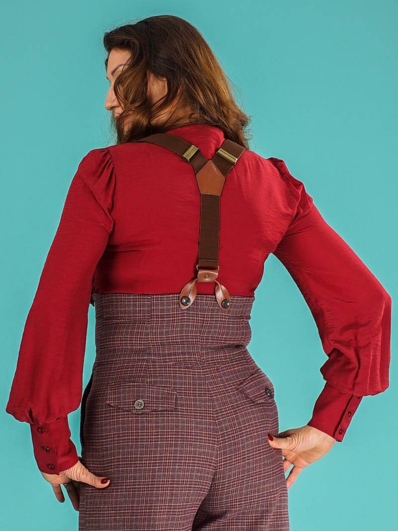 Emmy Hosenträger The Sassy Suspenders Coffee Cognac