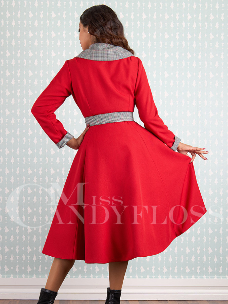 Miss Candyfloss Mantelkleid Lilou-Rose Coat Dress