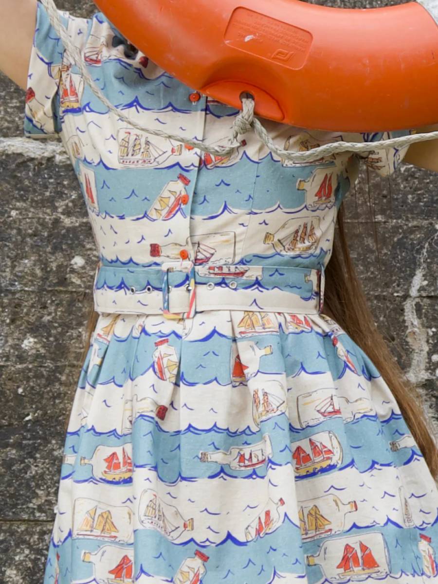 Palava Kleid Louise Blue Ships Ahoy