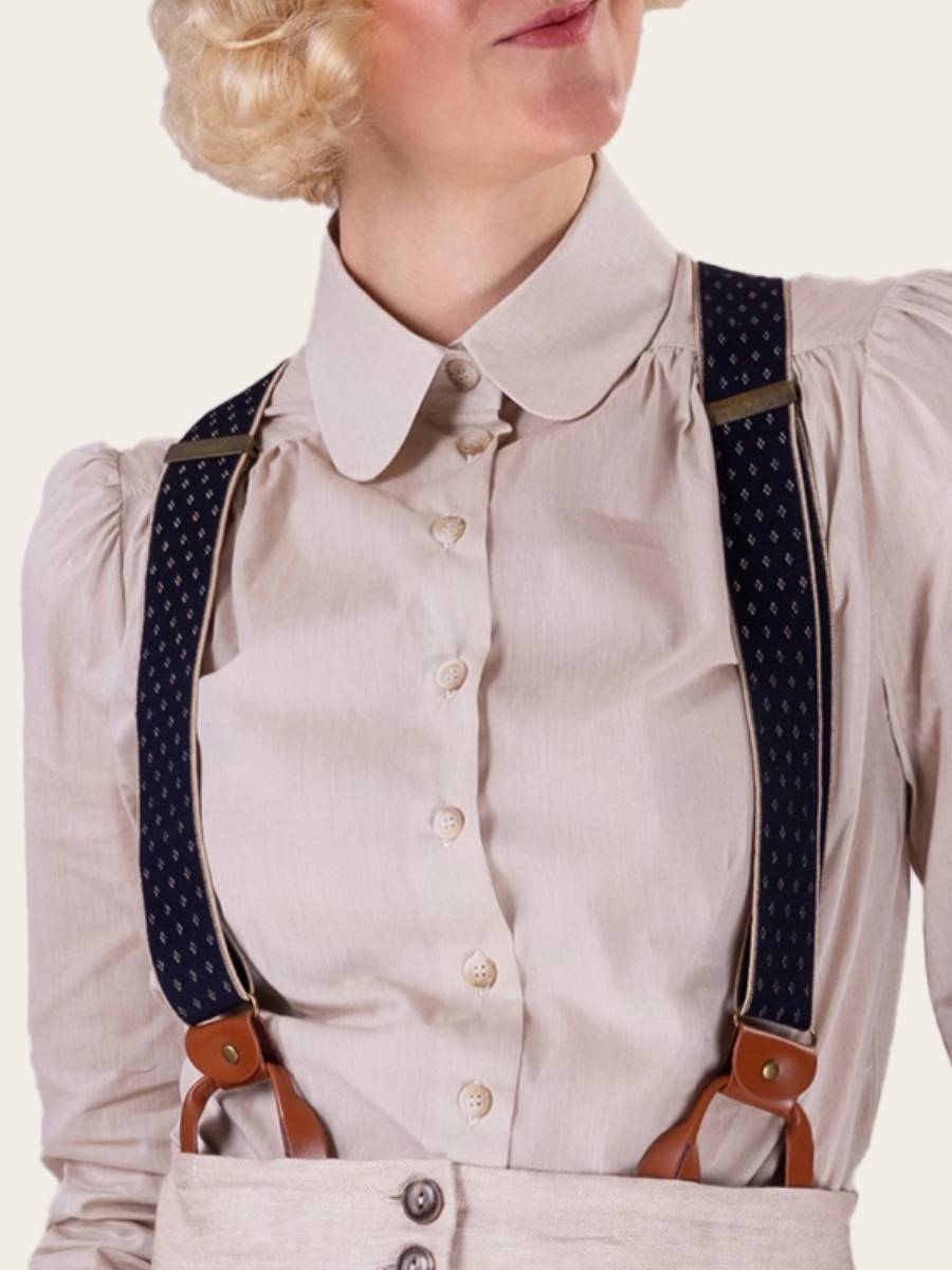 Emmy Hosenträger The Sassy Suspenders Navy Diamonds