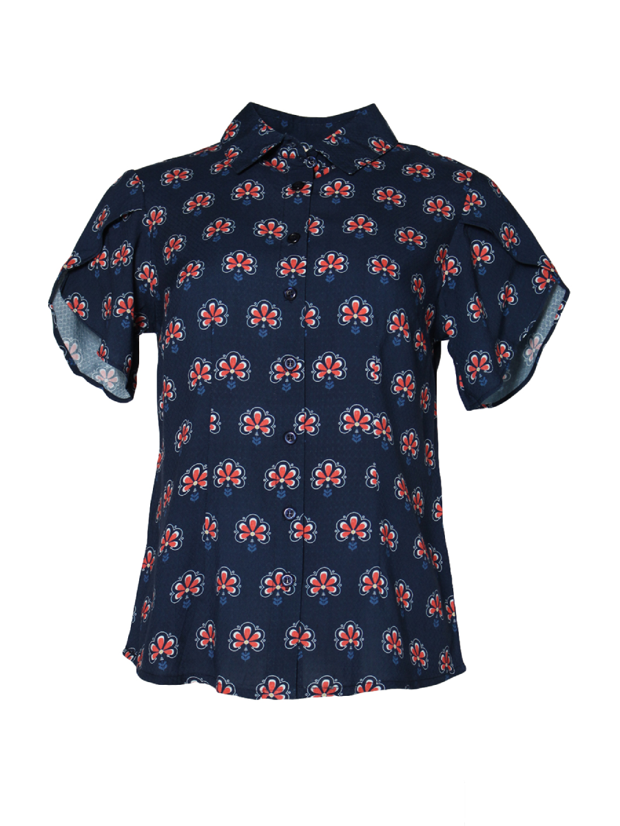 Circus Bluse Navy Peacock