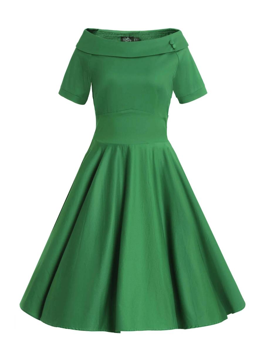 Dolly & Dotty Kleid Darlene Circle Dress Green