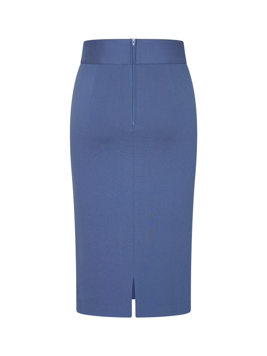 Very Cherry Pencilskirt blau