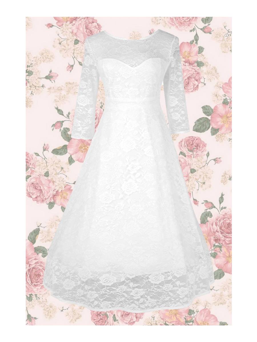Dolly & Dotty Kleid Madeline White Lace Brautkleid