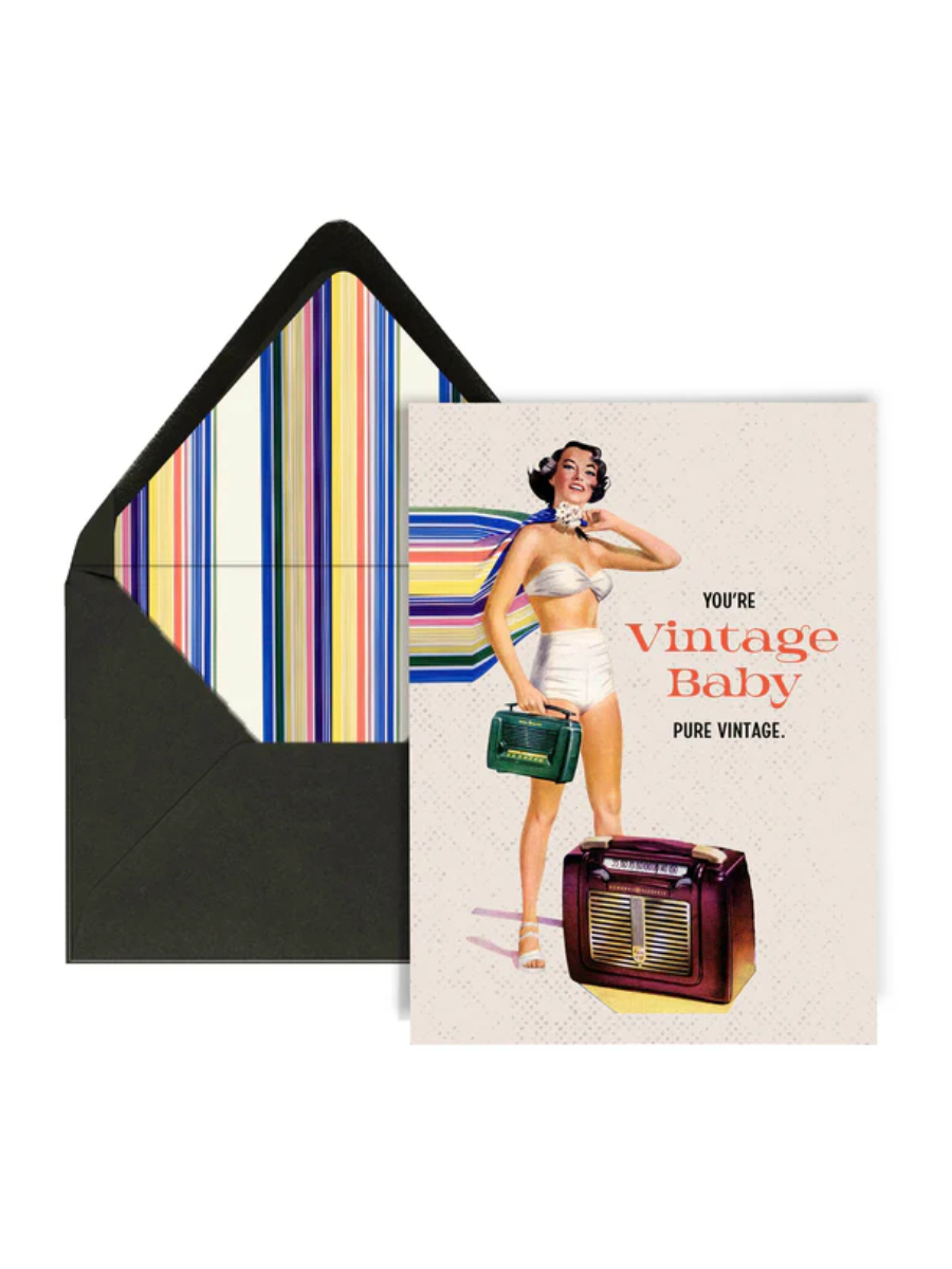 Grußkarte You're Vintage Baby