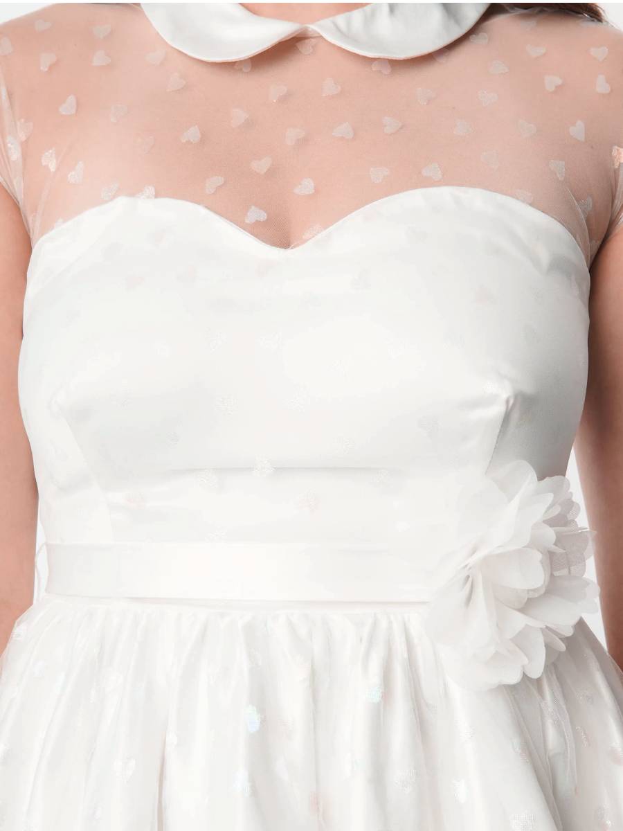Unique Vintage Brautkleid Iridescent Heart