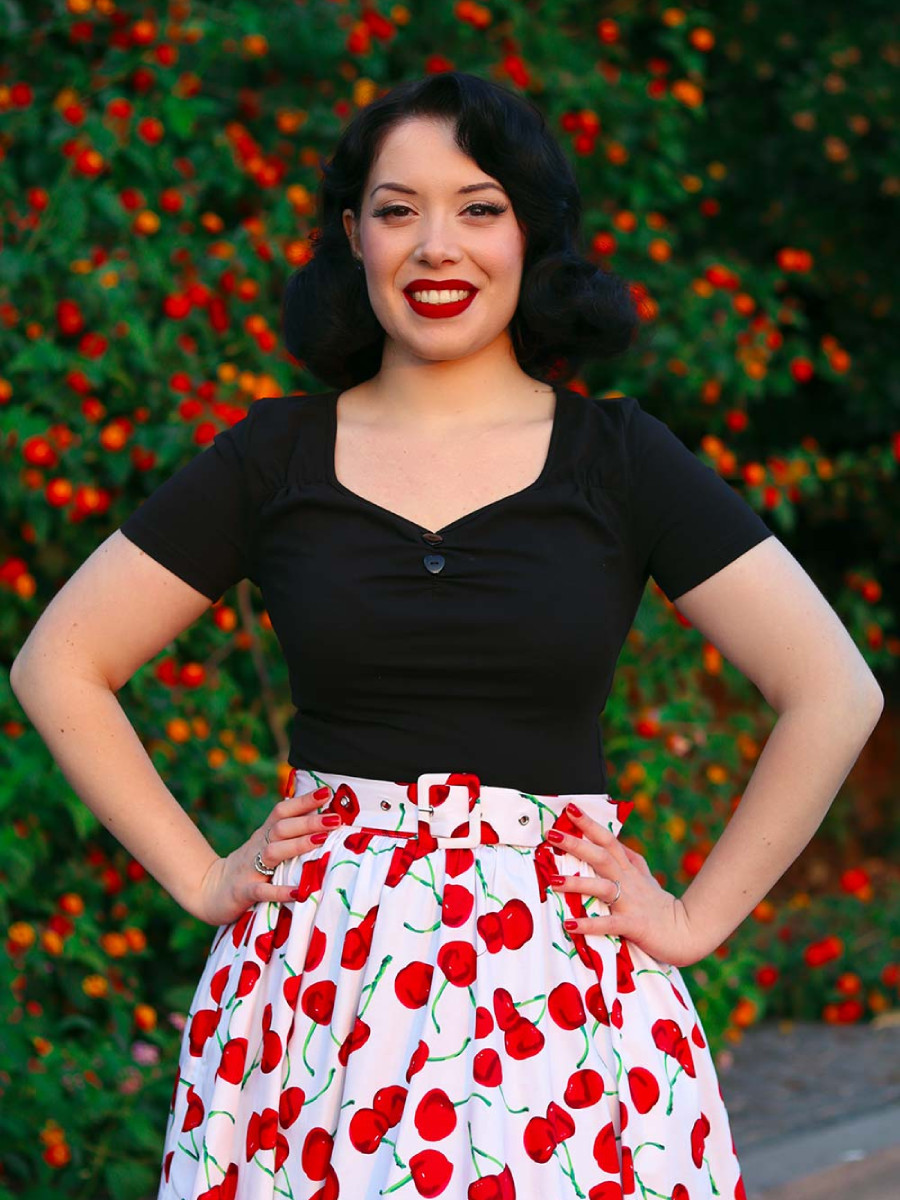 Hearts & Roses Oberteil Darcie Top Black