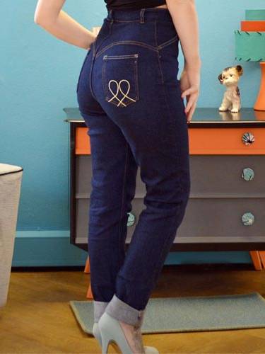 Lady K Loves Hug Me Baby Jeans Indigo