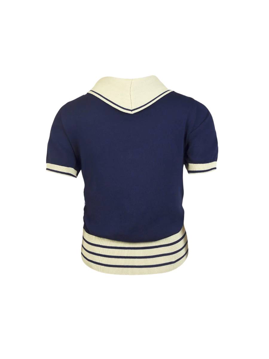 Palava Stricktop Sailor Top Navy