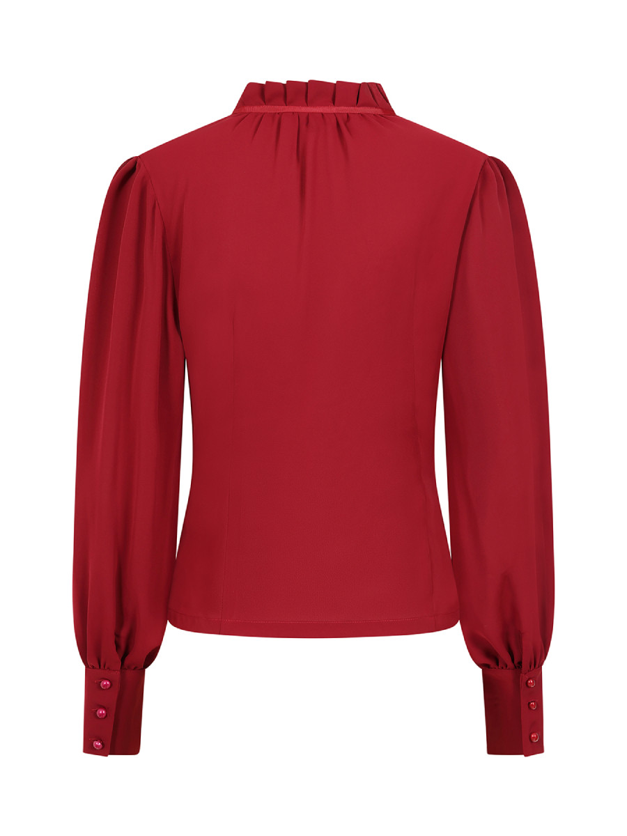 Banned Bluse Helly Blouse Burgundy bordeaux