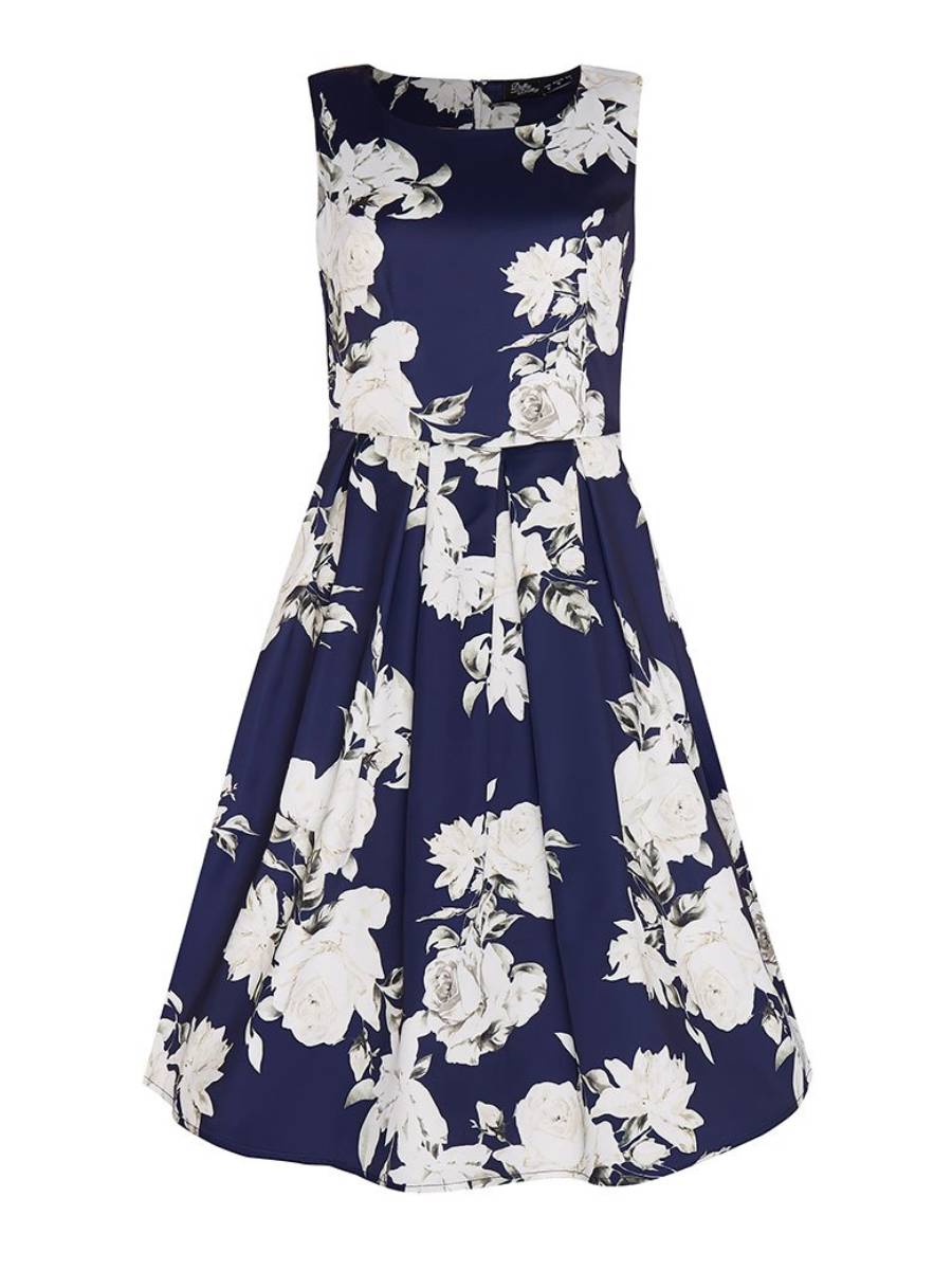 Dolly and Dotty Kleid Annie Navy White Rose