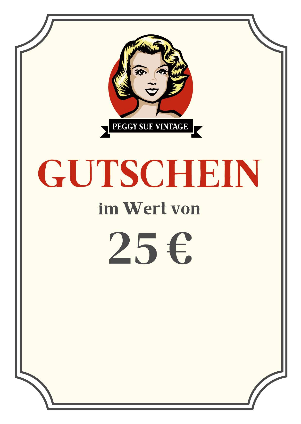 Gutschein 25 EUR