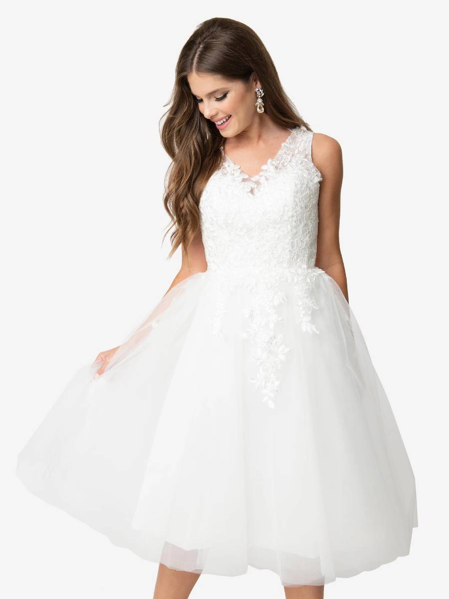 Unique Vintage Brautkleid Monte Carlo Ivory Tulle