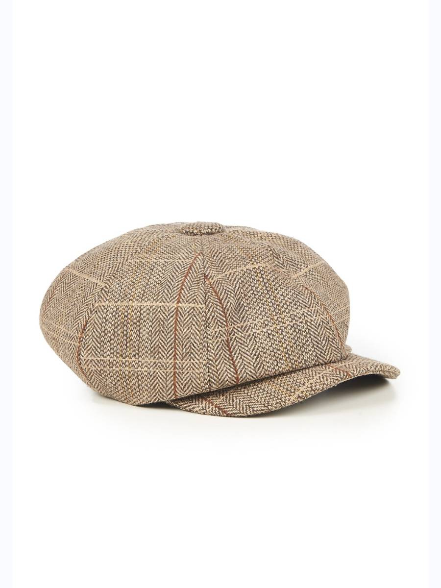 Banned Schiebermütze Paper Boy Cap braun