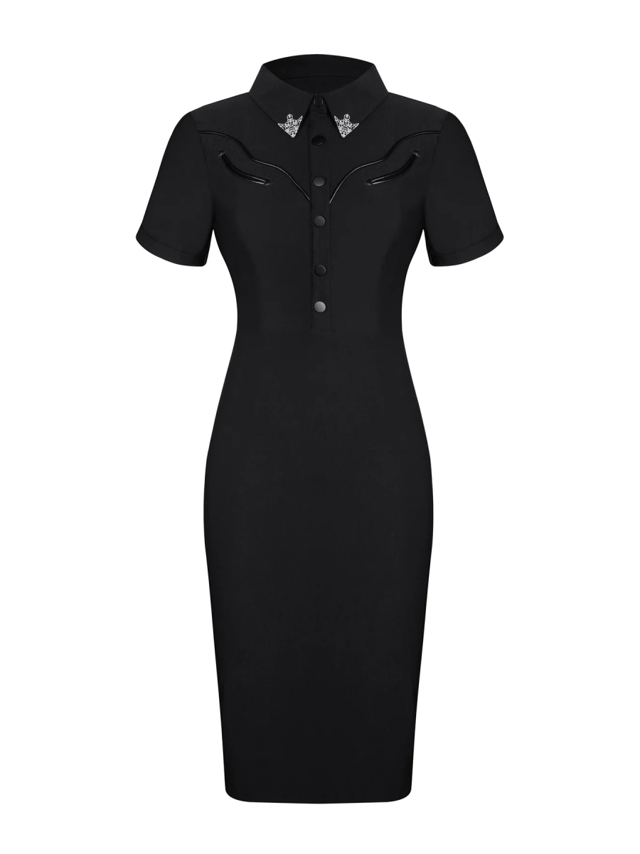 Katakomb Pencilkleid Wanda Dress schwarz